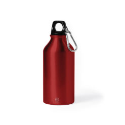 Discount Werbeartikel - Trinkflasche recyceltes Aluminium 400 ml - rot