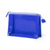 Beauty-Bag mit transparentem Fenster - blau