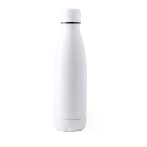 Edelstahl-Trinkflasche weiss