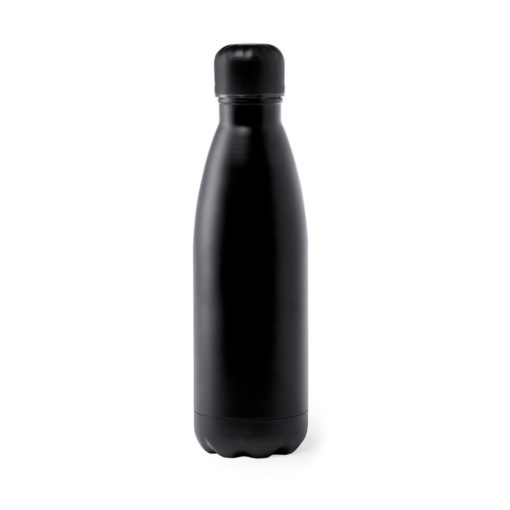Edelstahl-Trinkflasche schwarz