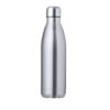 Edelstahl-Trinkflasche silber