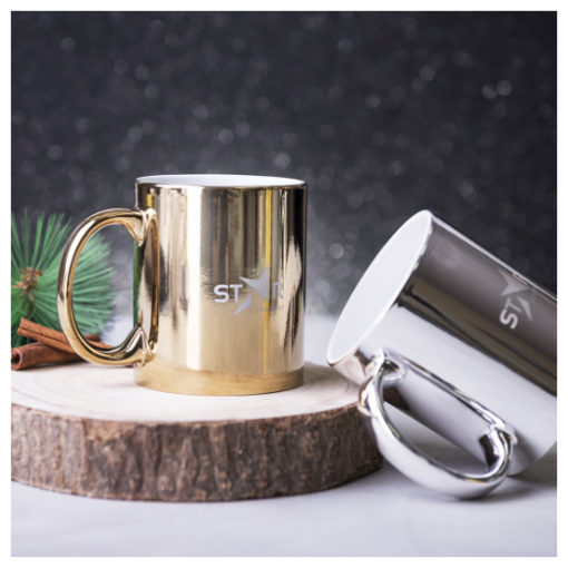 Silber-Becher - Gold Tasse