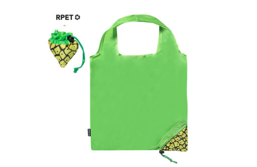 Bunte Obst-Tasche – Faltbar & aus 100 % recyceltem RPET